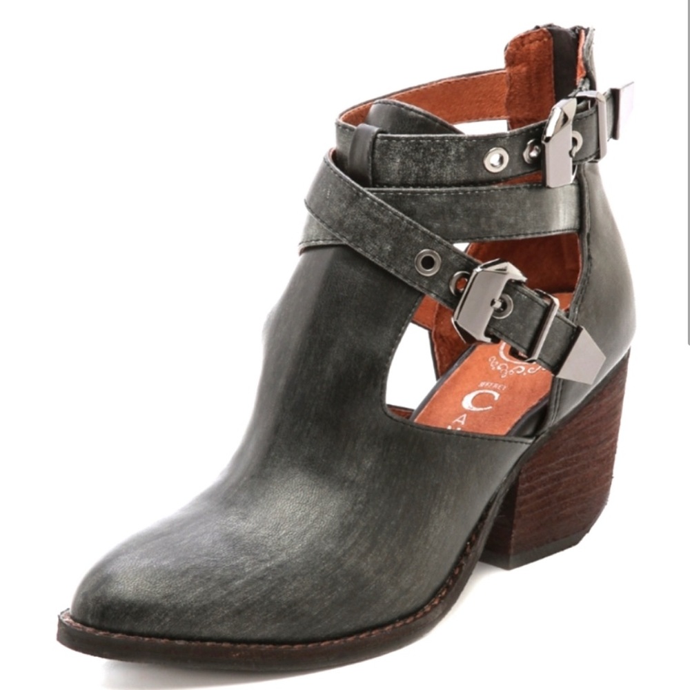 Jeffrey Campbell Everwell Ankle Boots Bootie size 8- LIGHTLY WORN